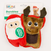 Outward Hound: Durablez - Reindeer and Santa 2pk (NEW)