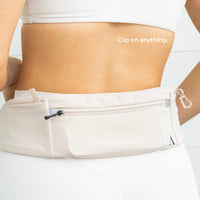 ATTACHD | The Attachdᵀᴹ Hands-Free Dog Belt | Standard BEIGE (70-120cm)