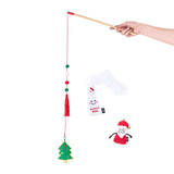 ZIPPY CLAWS: Holiday Zippystick Santa with Milk & Cookies (NEW)