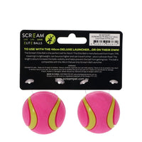 Scream: Elite Ball Loud Green & Pink 2pk Small