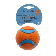 Scream: Elite Ball SQUEAKY Loud Orange & Blue Large