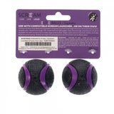 Scream: Elite Ball SQUEAKY Loud Black & Purple 2pk Small