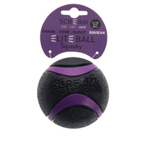 Scream: Elite Ball SQUEAKY Loud Black & Purple XL