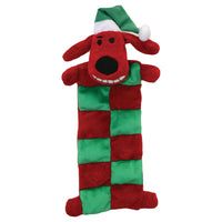 MULTIPET: Christmas Santa Loofa Dog Squeaker Mat