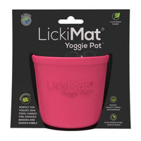 LICKIMAT: Yoggie Pot Slow Feeder Dog Bowl - Pink