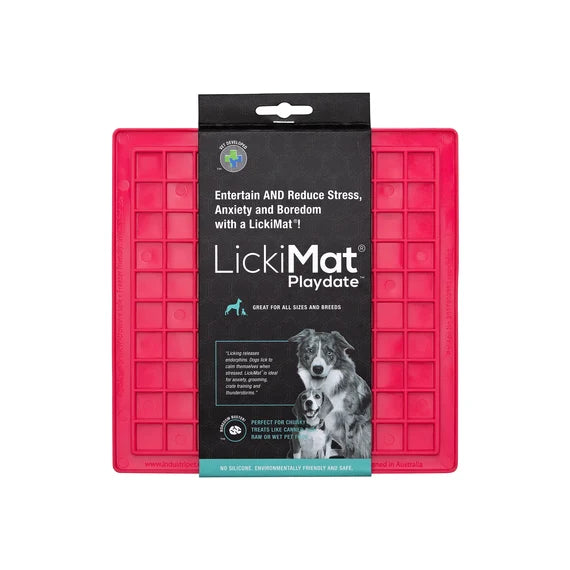 LICKIMAT: Playdate Original Slow Feeder - Red