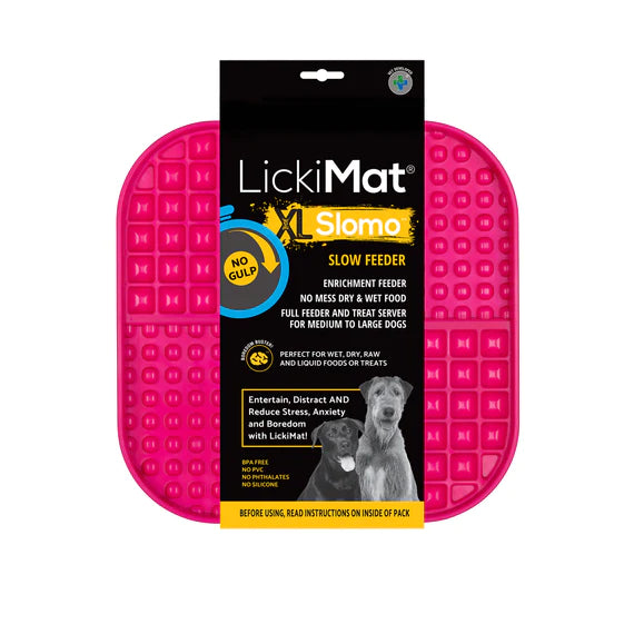 LICKIMAT: Slomo XL Slow Feeder - PINK