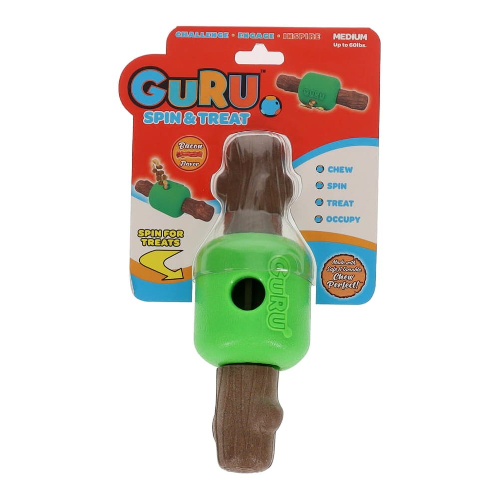 GURU: Spin & Treat Stick Bacon Flavoured - Medium