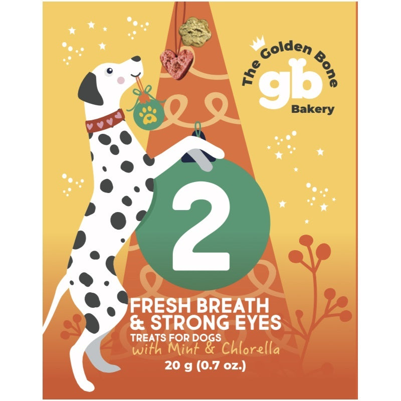 DOG TREATS | Golden Bone Bakery: PINK Christmas Advent Calendar Dog Treat Tower