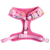 ADJUSTABLE DOG HARNESS (with NECK CLIP option): Beary Sweet