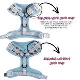 ADJUSTABLE DOG HARNESS (with NECK CLIP option): Cuddle Club
