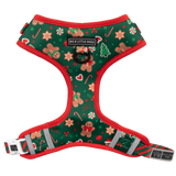 ADJUSTABLE DOG HARNESS: Gingerbread Cutie