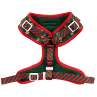 ADJUSTABLE DOG HARNESS: Gingerbread Cutie