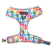 ADJUSTABLE DOG HARNESS: Love Wins {FINAL SALE}