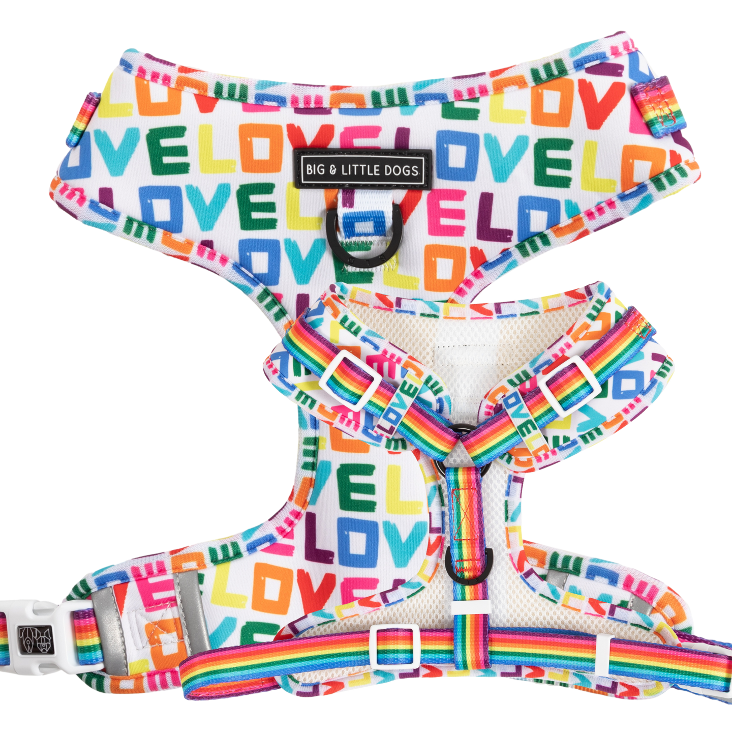 ADJUSTABLE DOG HARNESS: Love Wins {FINAL SALE}