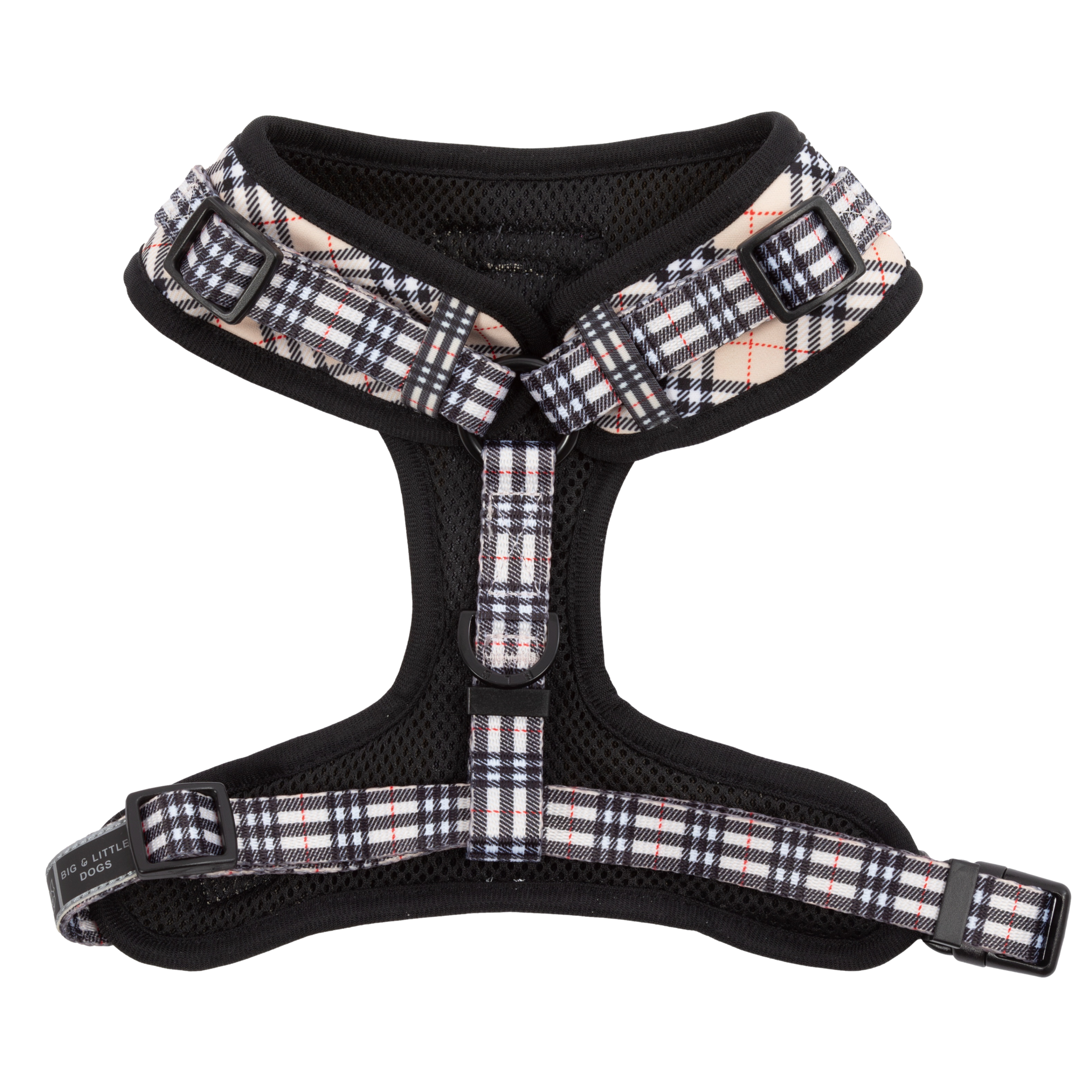 ADJUSTABLE DOG HARNESS: Nova Plaid