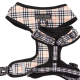 ADJUSTABLE DOG HARNESS: Nova Plaid