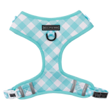 ADJUSTABLE DOG HARNESS: Peppermint Gingham