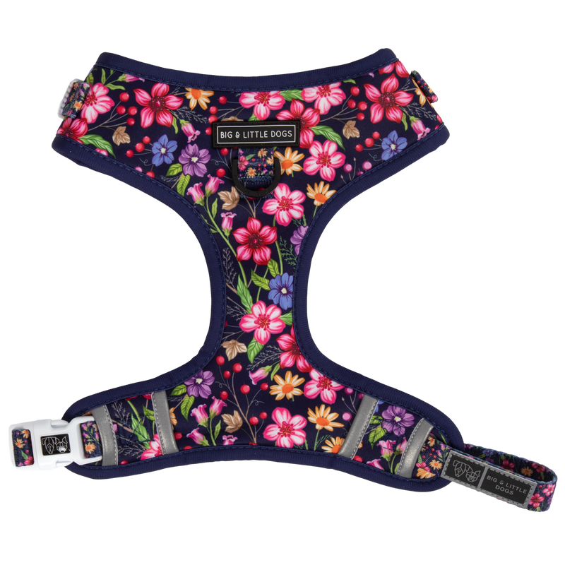 ADJUSTABLE DOG HARNESS: Petal Paradise (SOLD OUT)