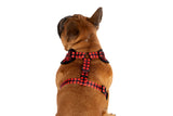 ADJUSTABLE DOG HARNESS: Plaid to the Bone