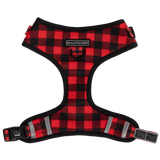 ADJUSTABLE DOG HARNESS: Plaid to the Bone