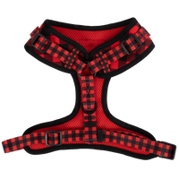 ADJUSTABLE DOG HARNESS: Plaid to the Bone