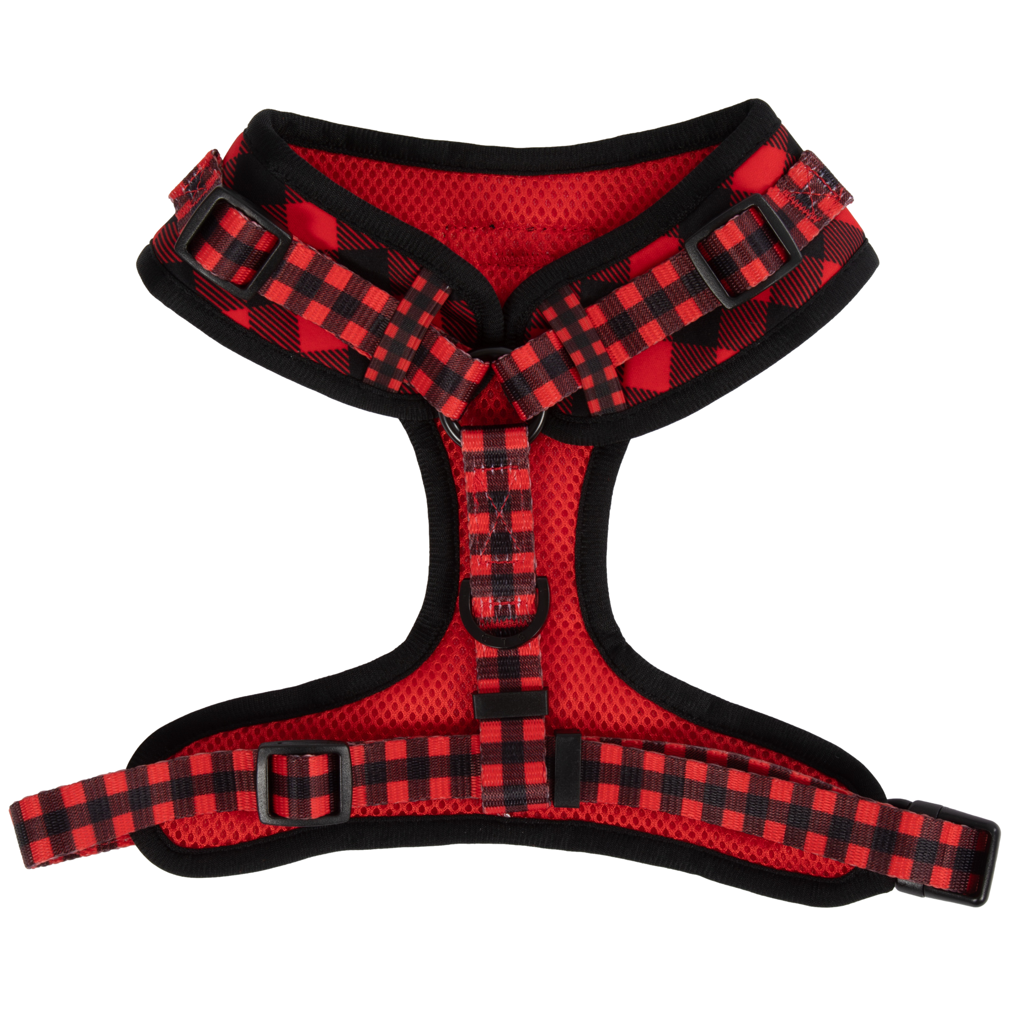 ADJUSTABLE DOG HARNESS: Plaid to the Bone