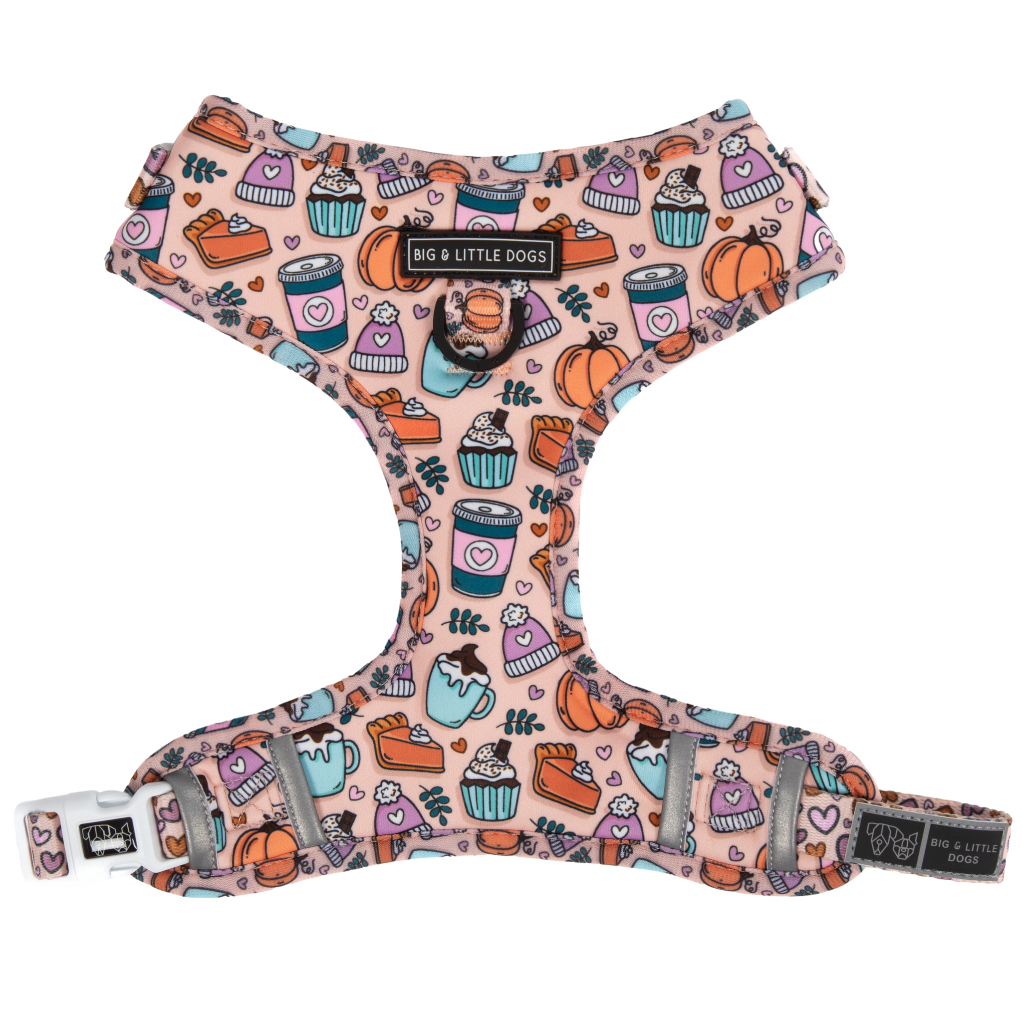 ADJUSTABLE DOG HARNESS: Pupkin Spice {FINAL SALE}