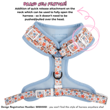 ADJUSTABLE DOG HARNESS (WITH NECK CLIP): Rodeo King