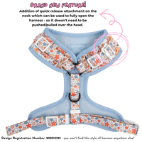 ADJUSTABLE DOG HARNESS (WITH NECK CLIP): Rodeo King
