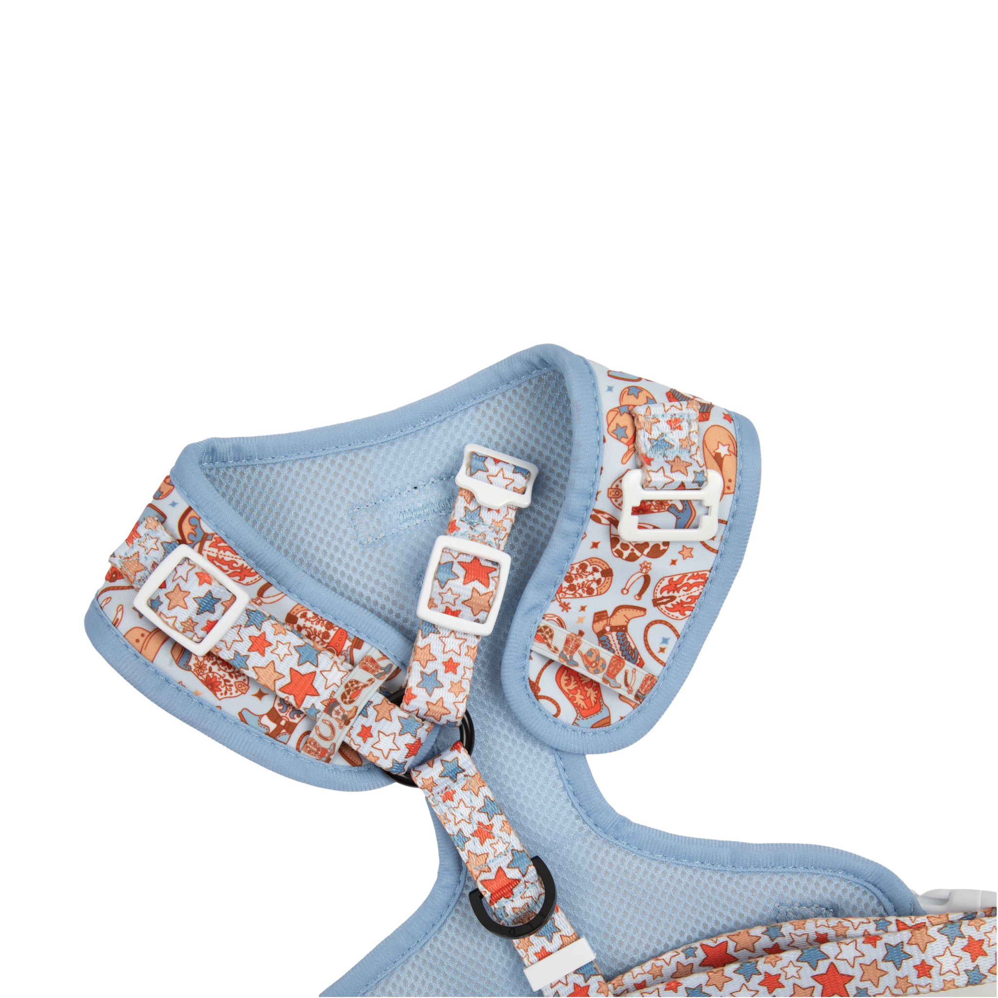 ADJUSTABLE DOG HARNESS (WITH NECK CLIP): Rodeo King