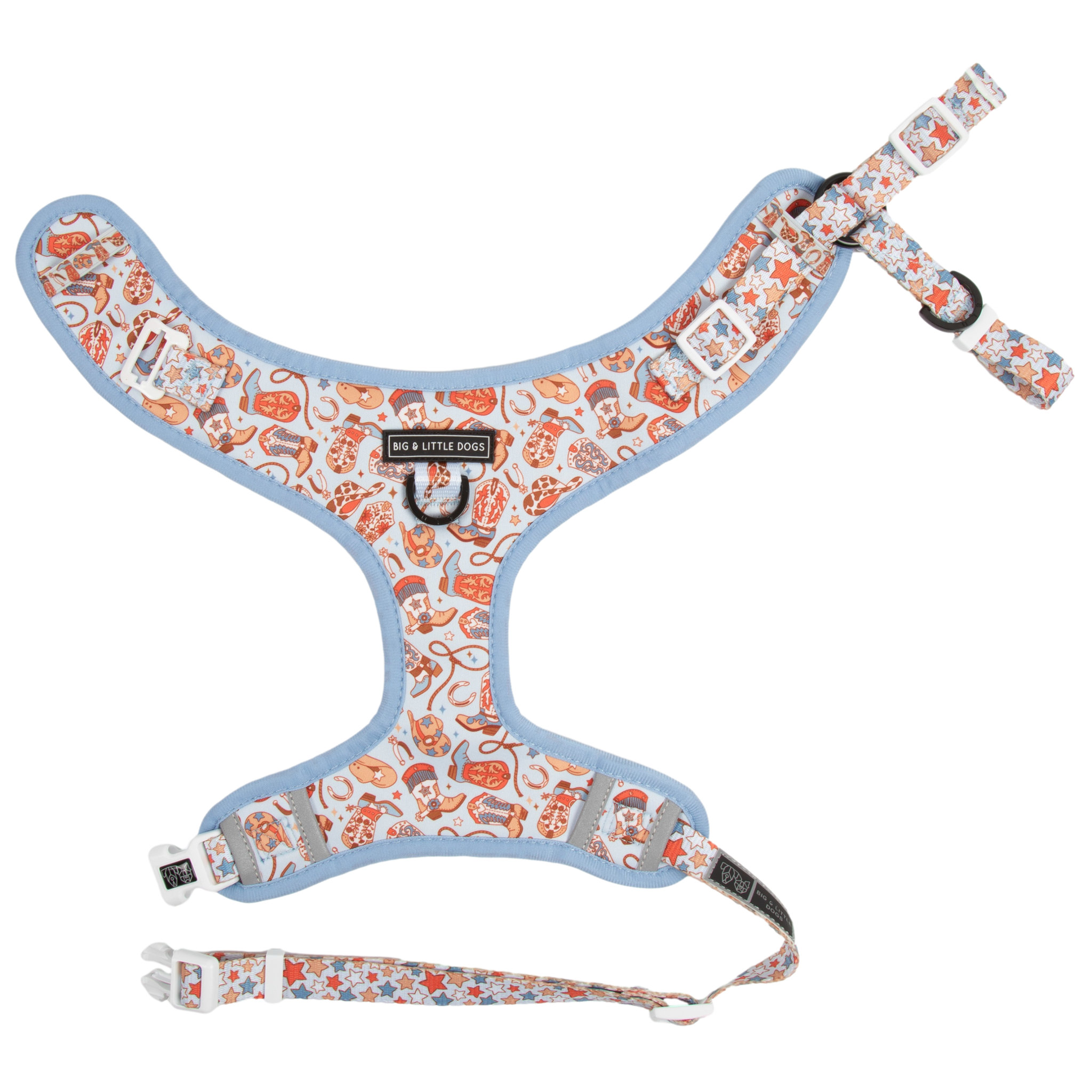 ADJUSTABLE DOG HARNESS (WITH NECK CLIP): Rodeo King