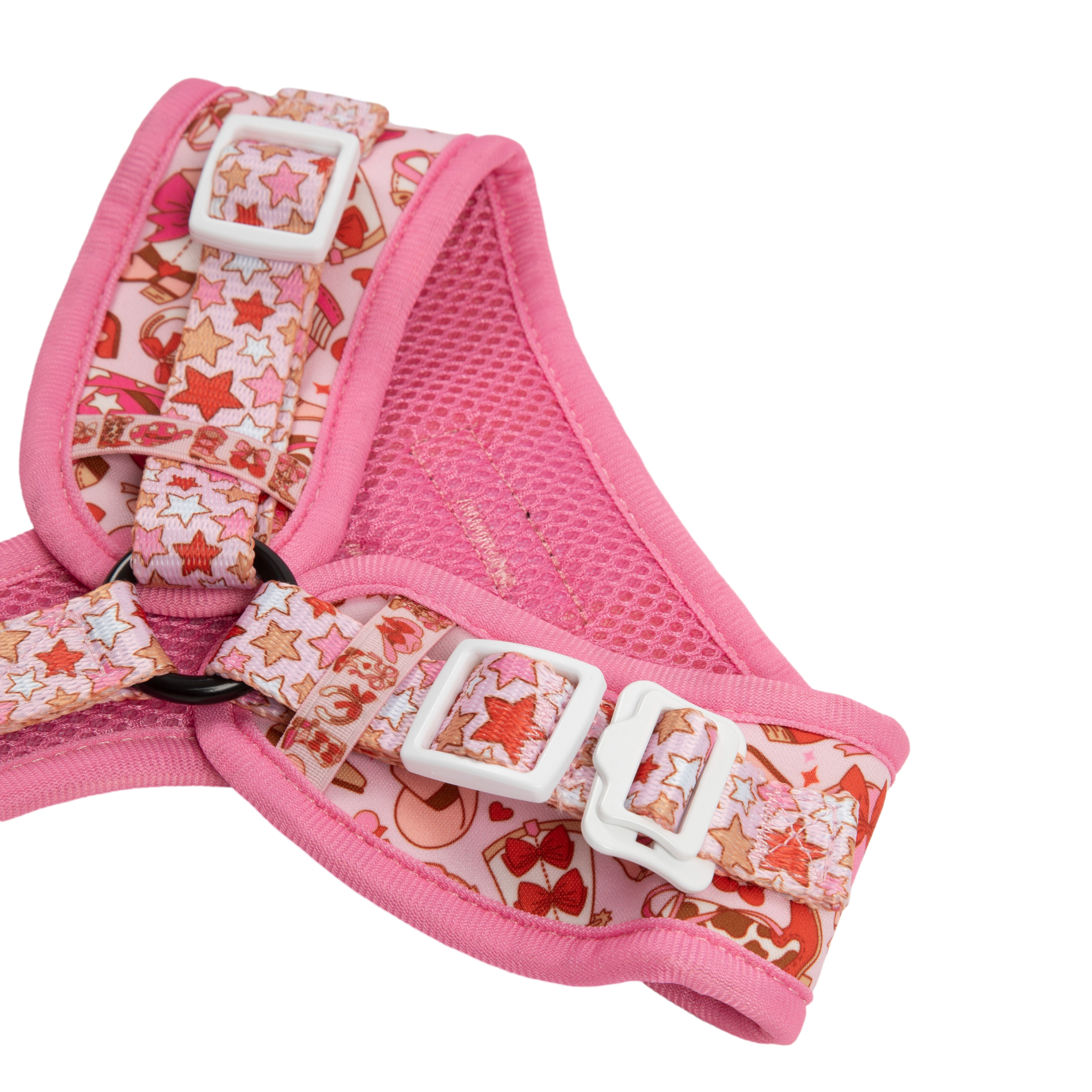 ADJUSTABLE DOG HARNESS (WITH NECK CLIP): Rodeo Queen