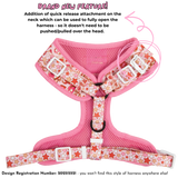 ADJUSTABLE DOG HARNESS (WITH NECK CLIP): Rodeo Queen