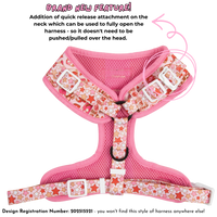ADJUSTABLE DOG HARNESS (WITH NECK CLIP): Rodeo Queen