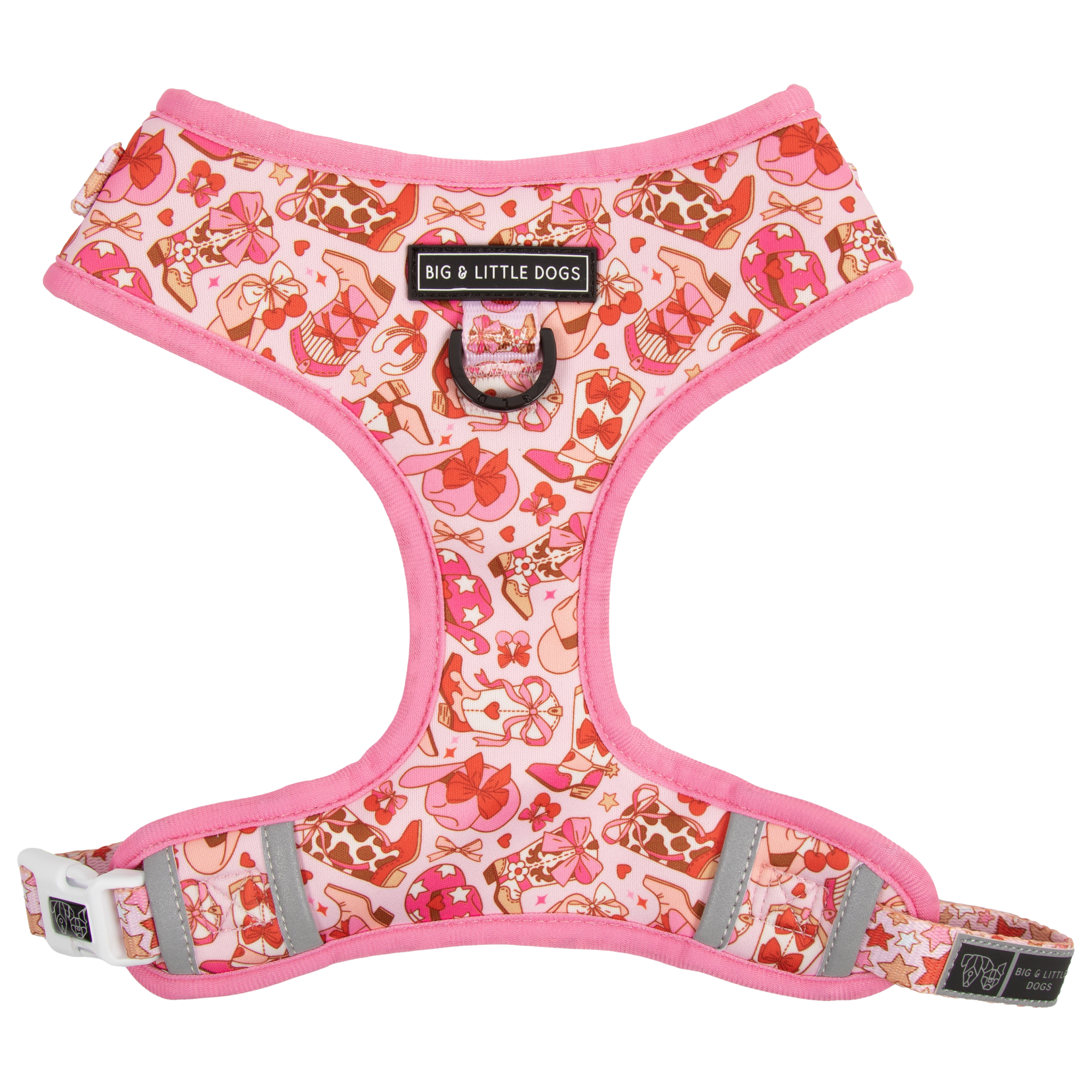 ADJUSTABLE DOG HARNESS (WITH NECK CLIP): Rodeo Queen