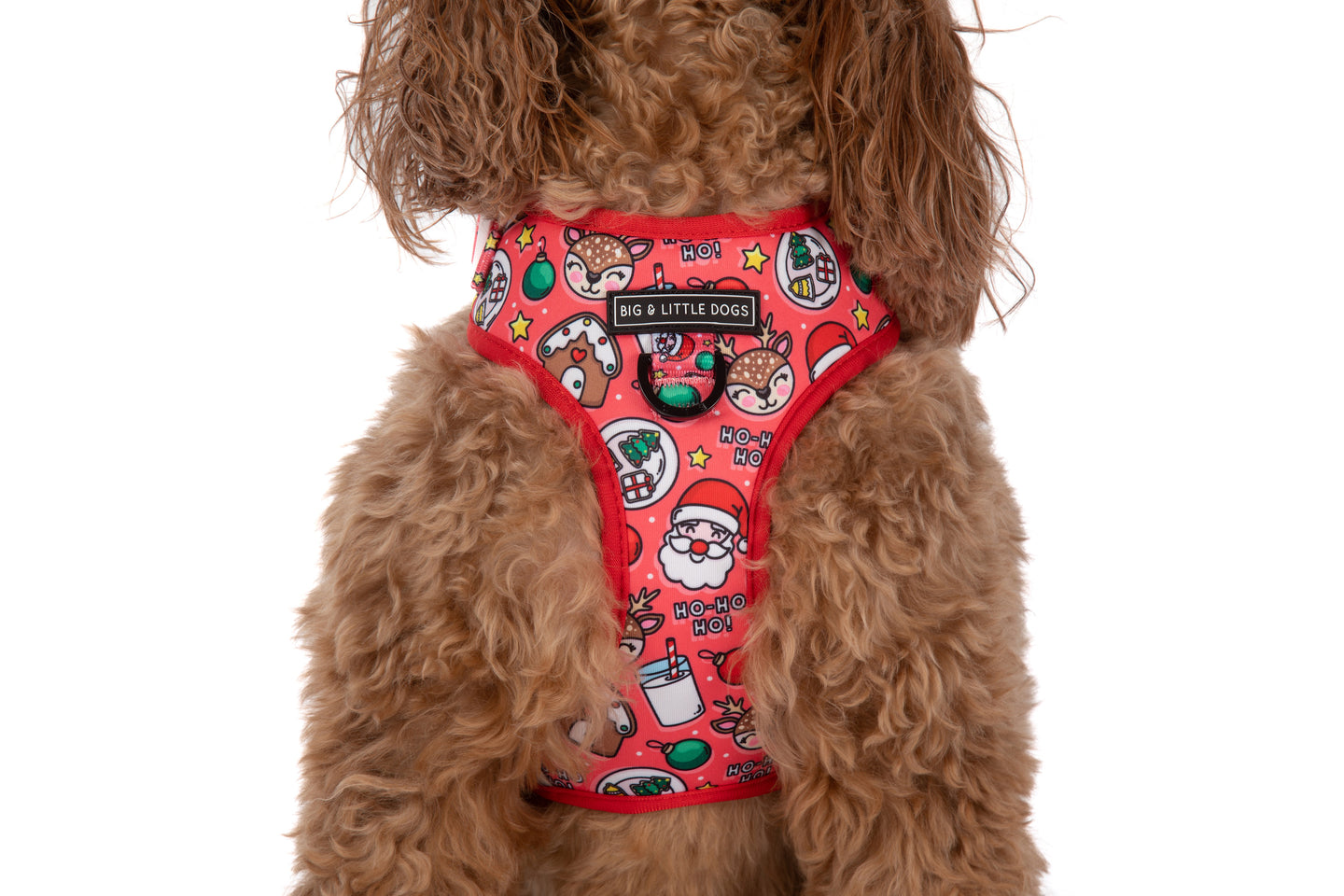 ADJUSTABLE DOG HARNESS: Santa's Cookies {FINAL SALE}