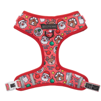 ADJUSTABLE DOG HARNESS: Santa's Cookies {FINAL SALE}