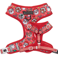 ADJUSTABLE DOG HARNESS: Santa's Cookies {FINAL SALE}