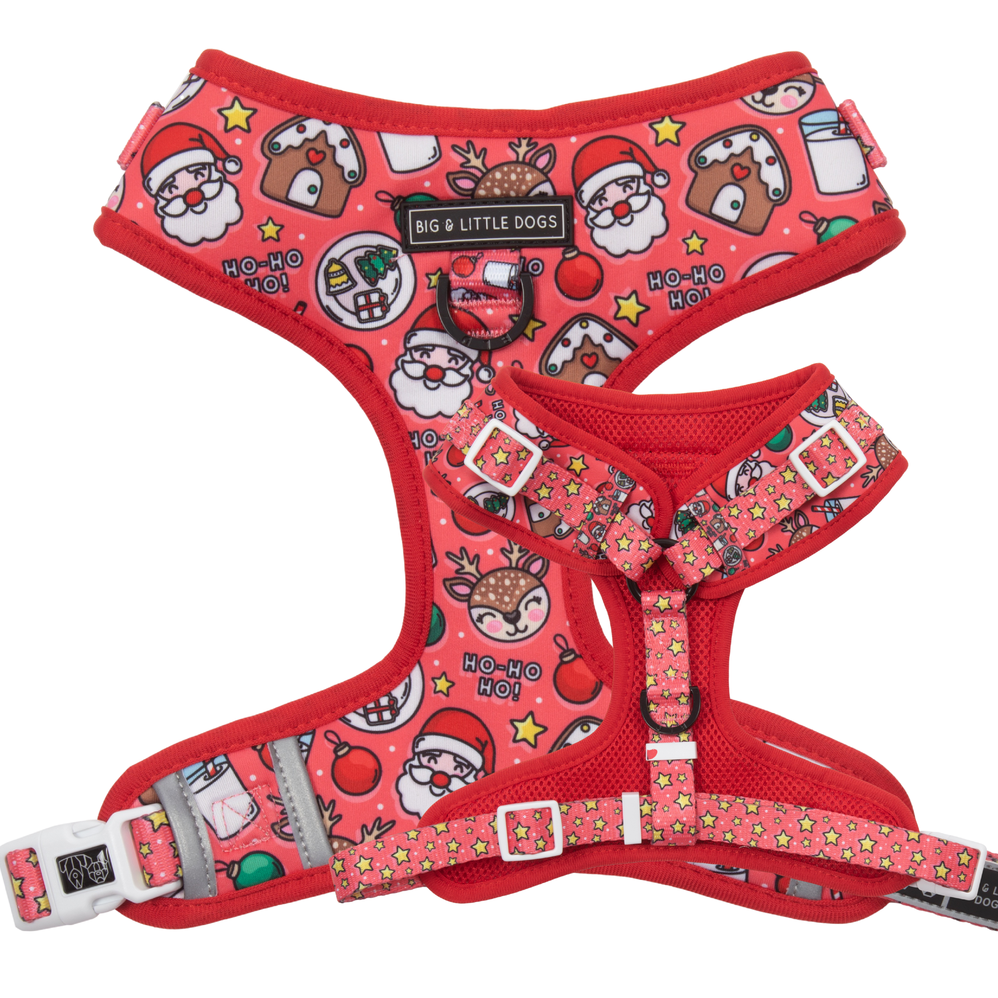 ADJUSTABLE DOG HARNESS: Santa's Cookies {FINAL SALE}