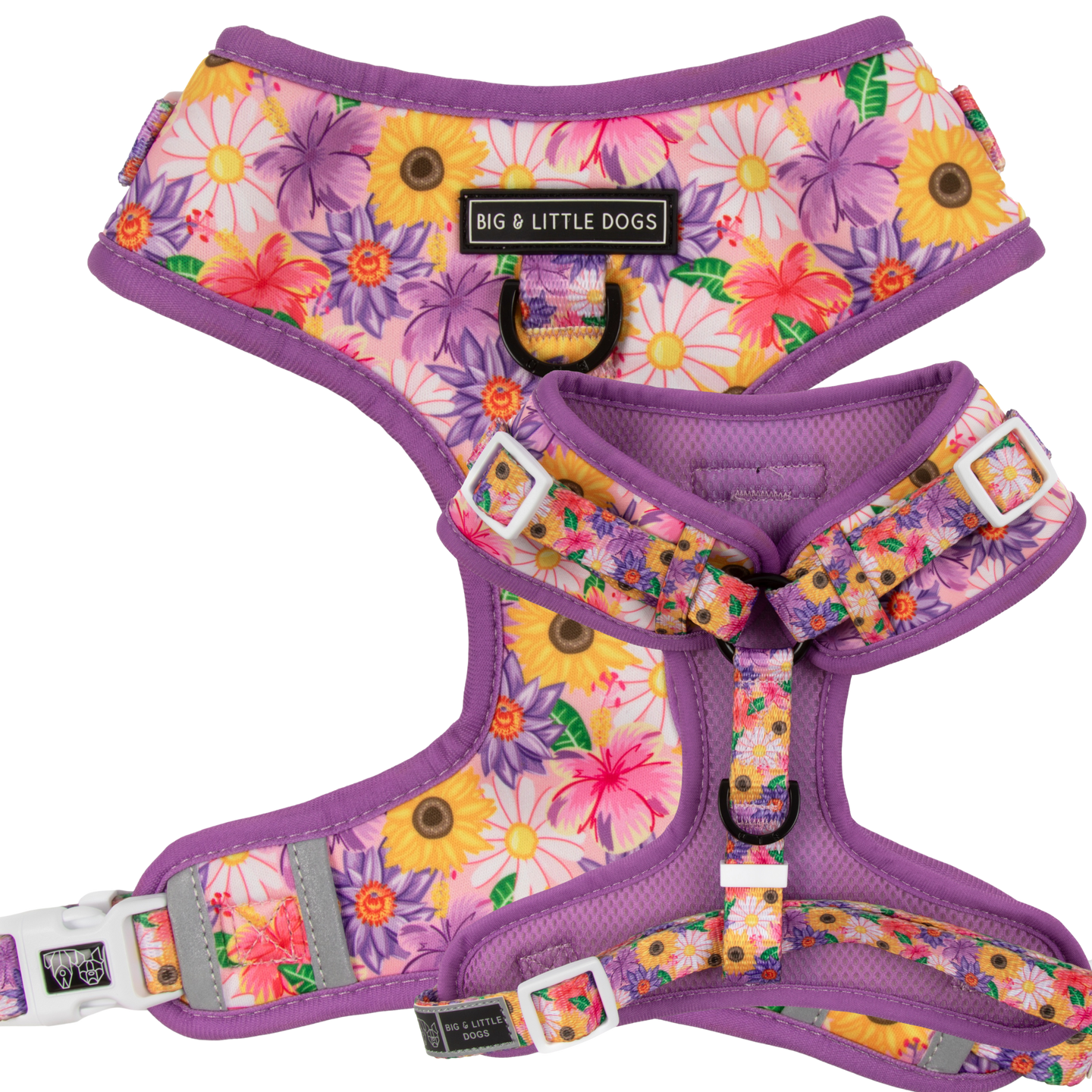 ADJUSTABLE DOG HARNESS: Spring Fling