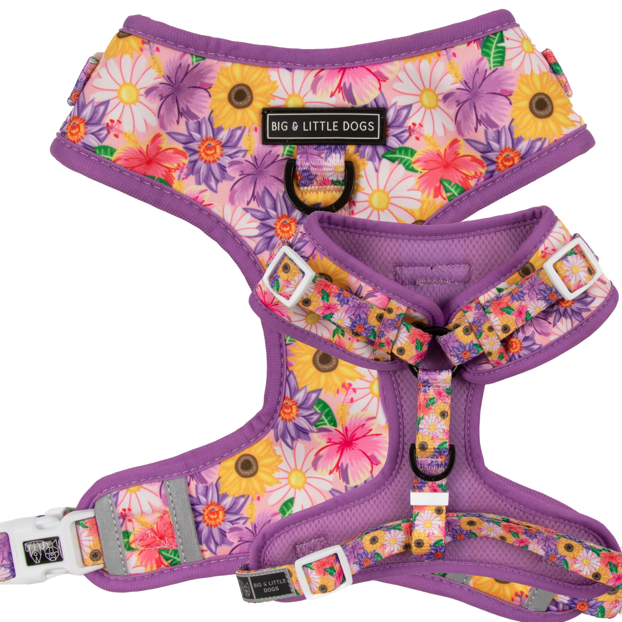 ADJUSTABLE DOG HARNESS: Spring Fling