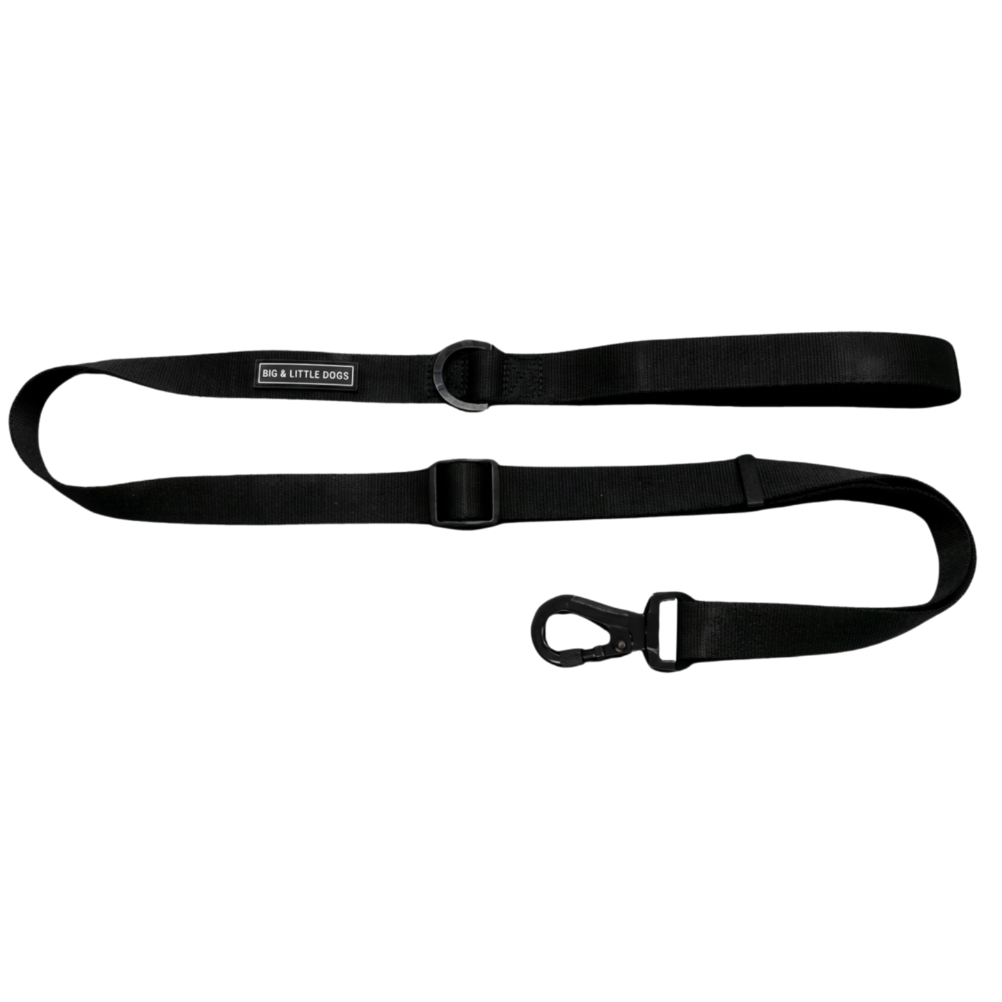 DOG ADJUSTABLE LEASH: Black