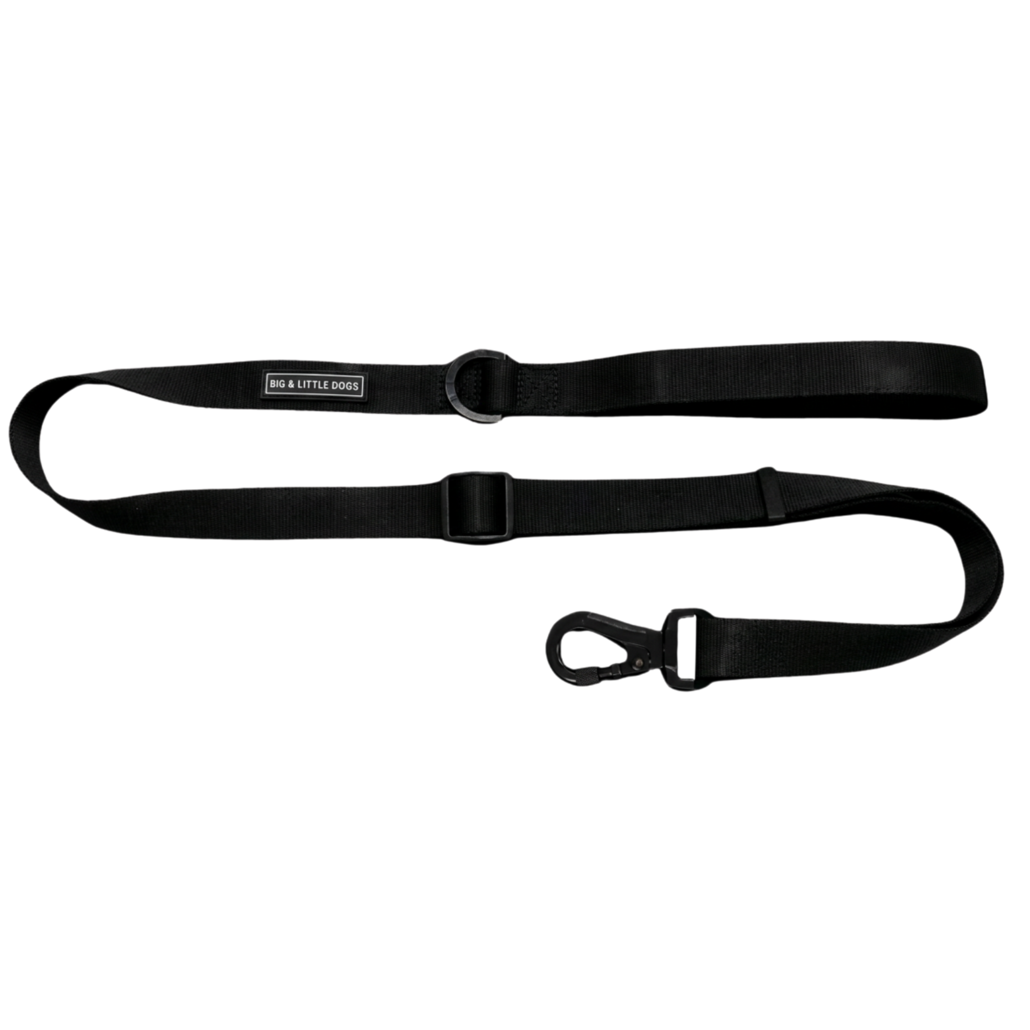 DOG ADJUSTABLE LEASH: Black