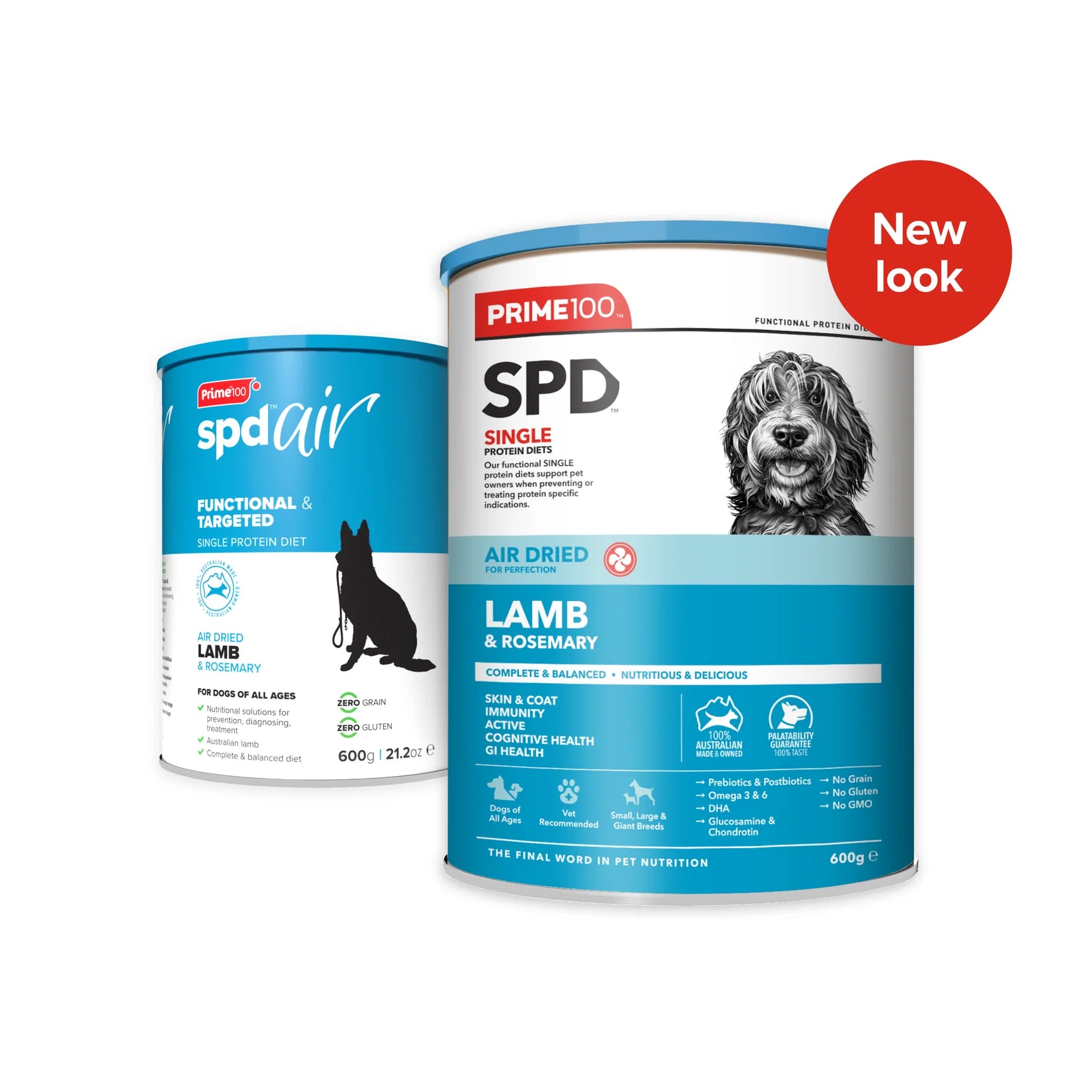 DOG FOOD: Prime100 SPD Air Lamb & Rosemary 600g