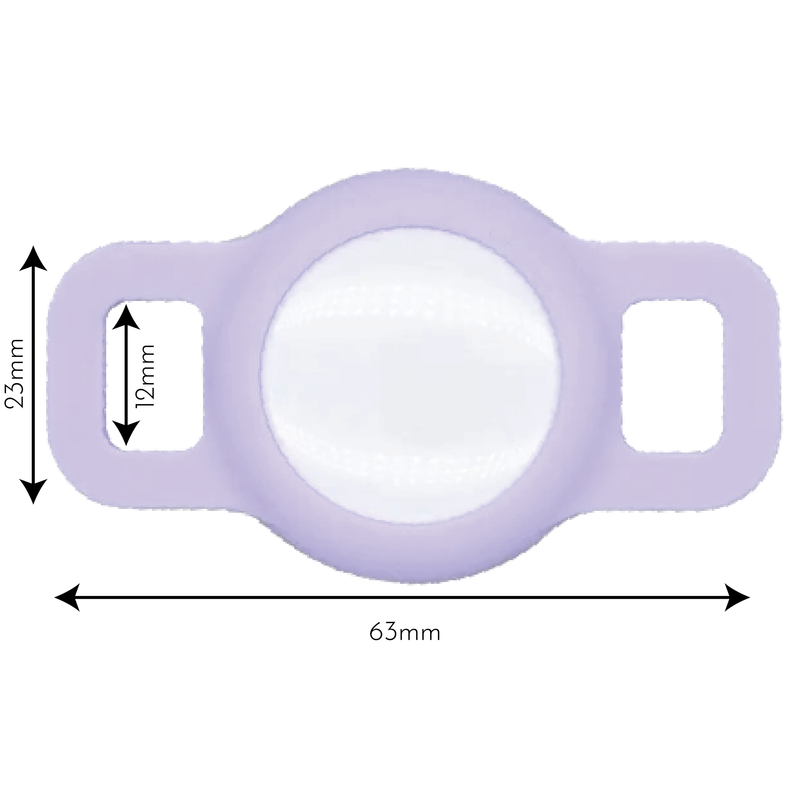 AirTag Holder | Harness or Collar Mounted (XS/S Size) | Lilac