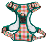 THE ALL-ROUNDER DOG HARNESS: Candy Lane Plaid