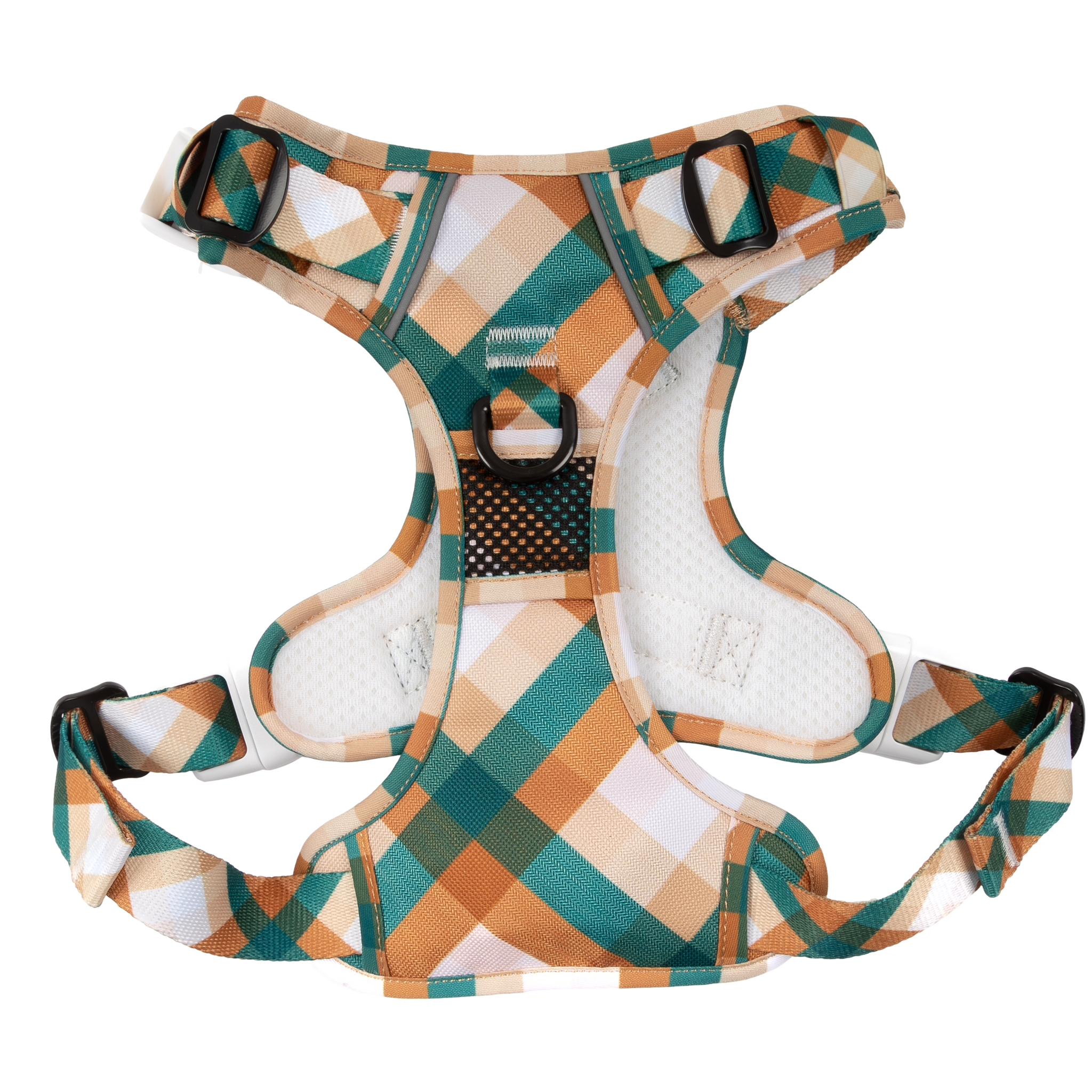 THE ALL-ROUNDER DOG HARNESS: Grandpa Plaid