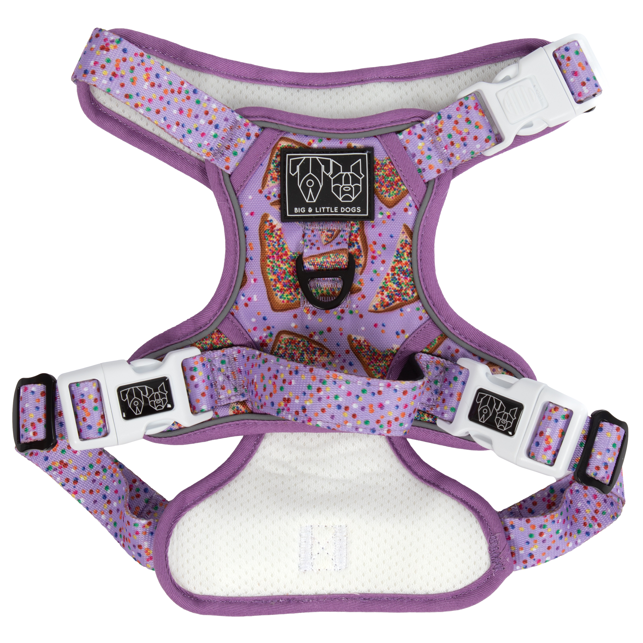 THE ALL-ROUNDER DOG HARNESS: Purple Fairy Bread