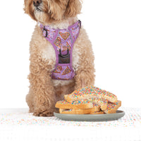 THE ALL-ROUNDER DOG HARNESS: Purple Fairy Bread